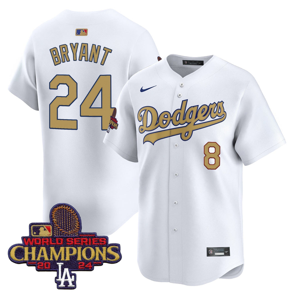 Dodgers 2025 Gold Vapor Premier Limited Jersey - All Stitched