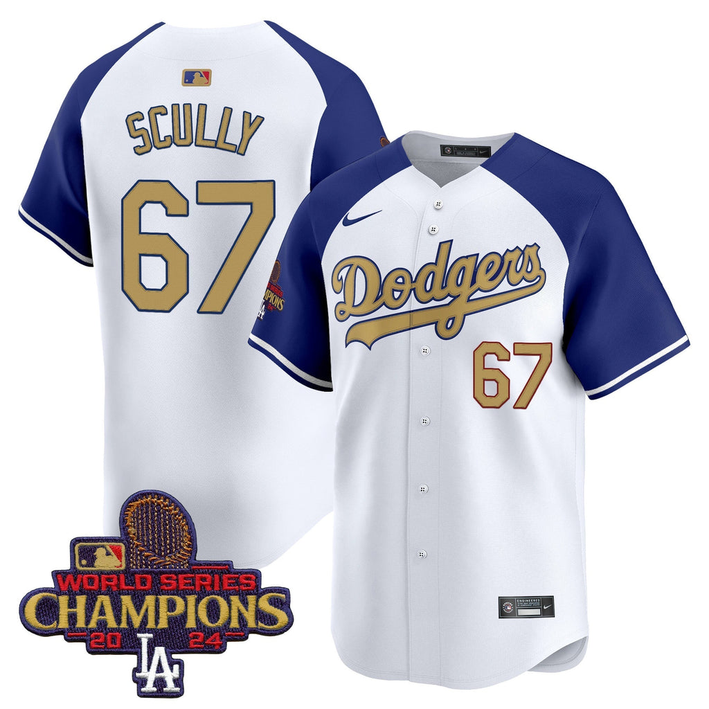 Dodgers 2025 Gold Vapor Premier Limited Jersey - All Stitched