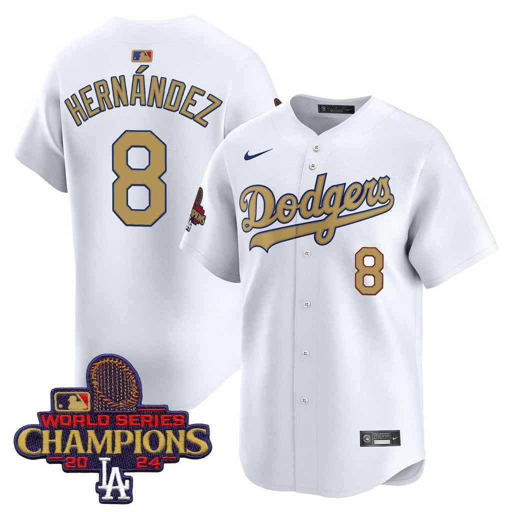 Dodgers 2025 Gold Vapor Premier Limited Jersey - All Stitched