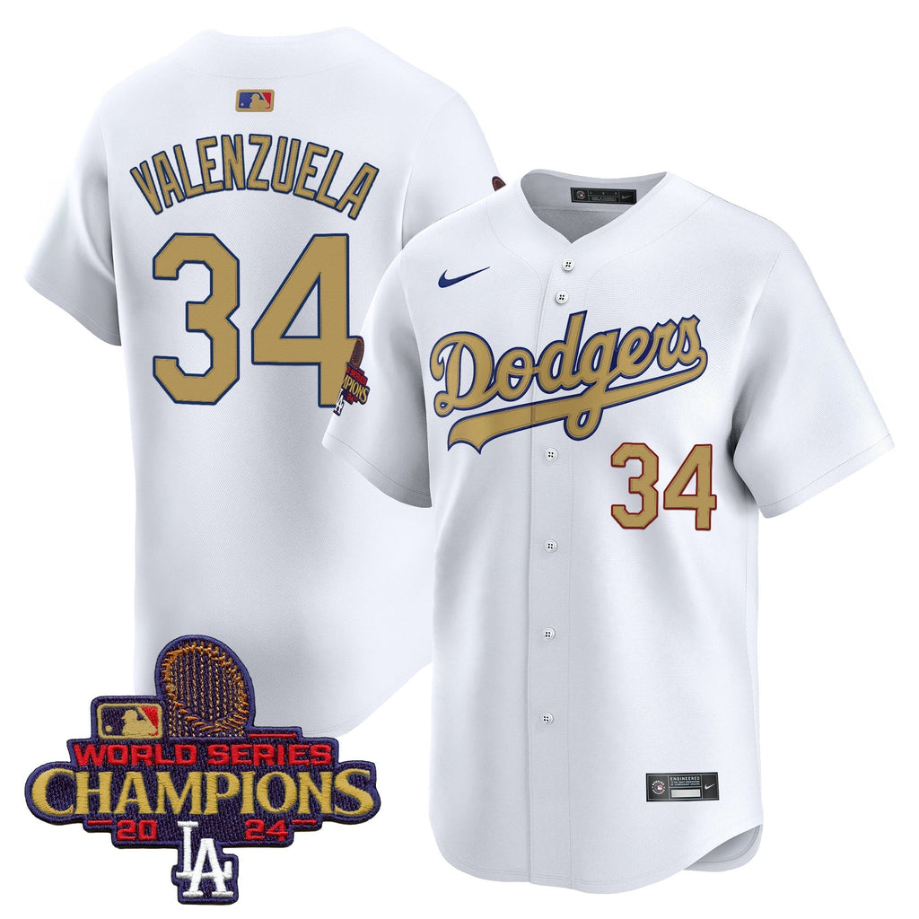 Dodgers 2025 Gold Vapor Premier Limited Jersey - All Stitched