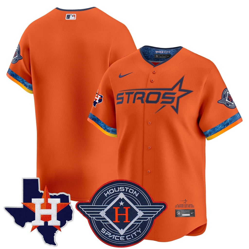 HOU 2025 City Connect Texas Patch Vapor Premier Limited Jersey - All Stitched