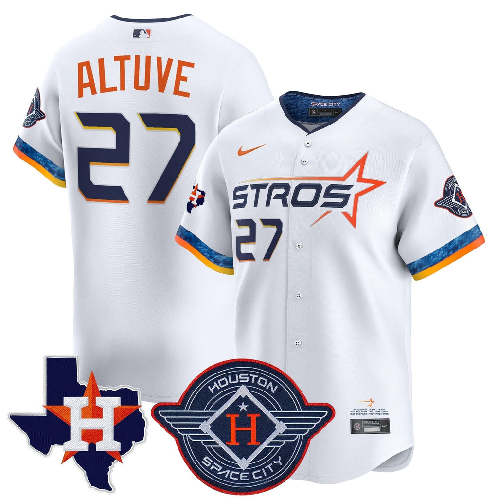 HOU 2025 City Connect Texas Patch Vapor Premier Limited Jersey - All Stitched