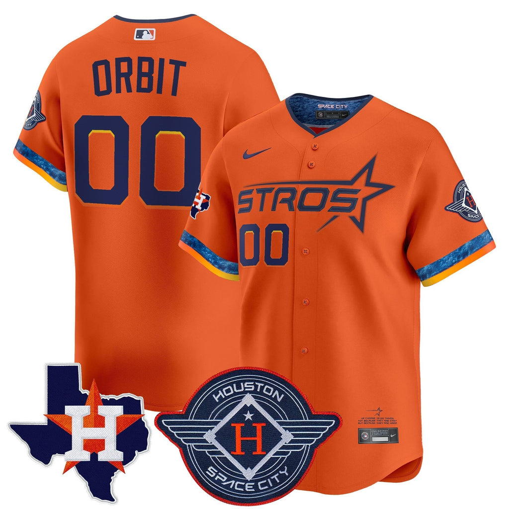 HOU 2025 City Connect Texas Patch Vapor Premier Limited Jersey - All Stitched
