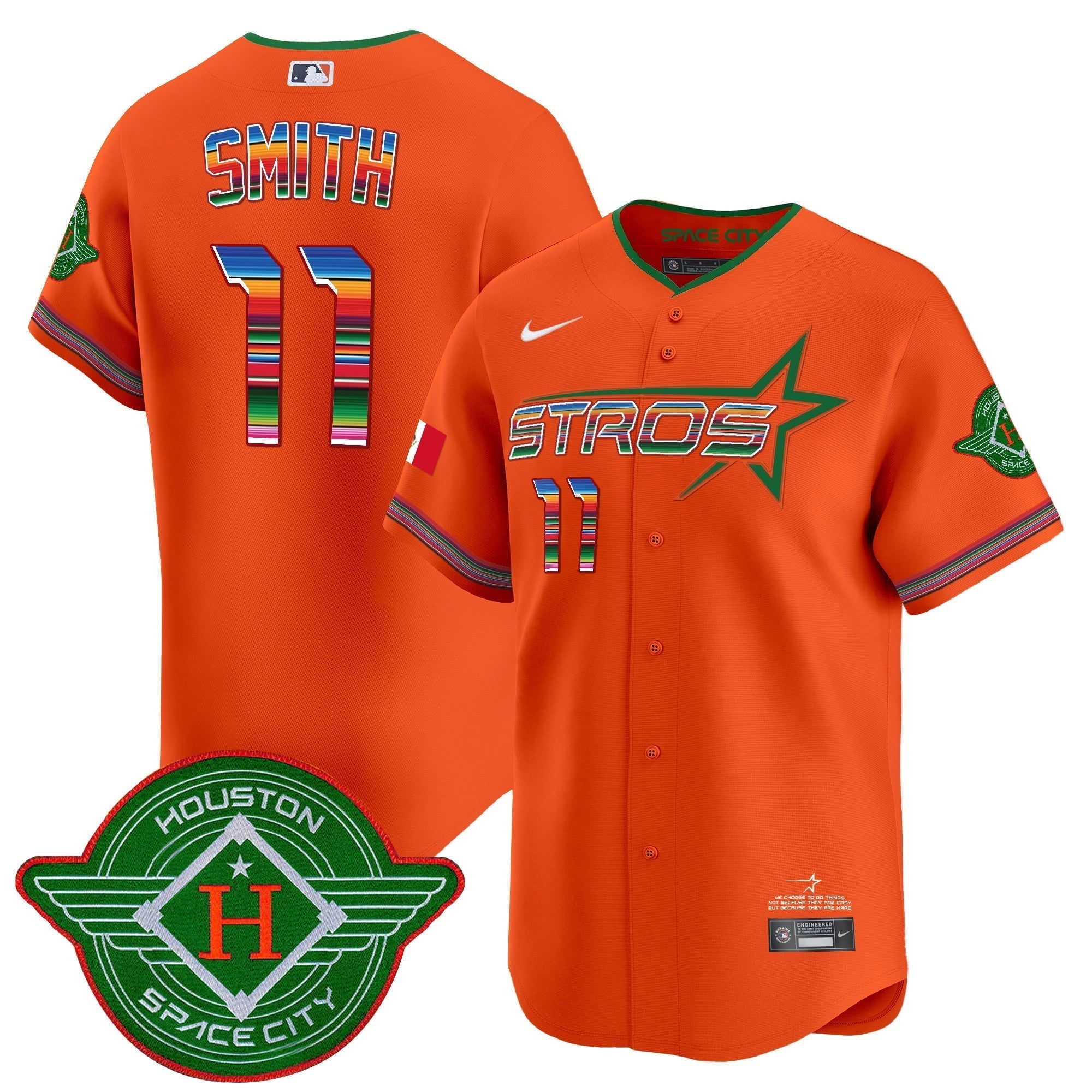 Astros 2025 City Connect Mexico Vapor Premier Limited Jersey - Stitched