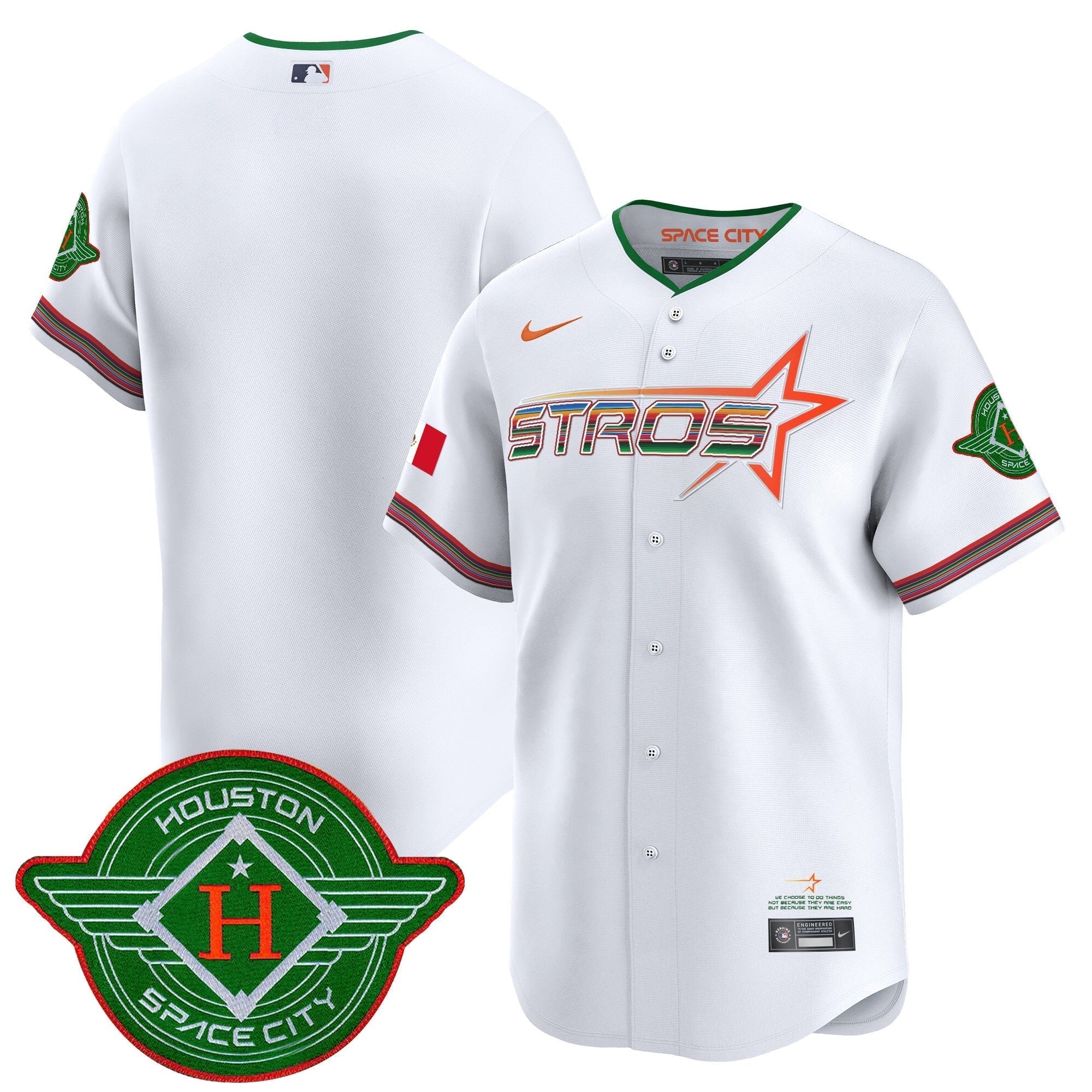 Astros 2025 City Connect Mexico Vapor Premier Limited Jersey - Stitched