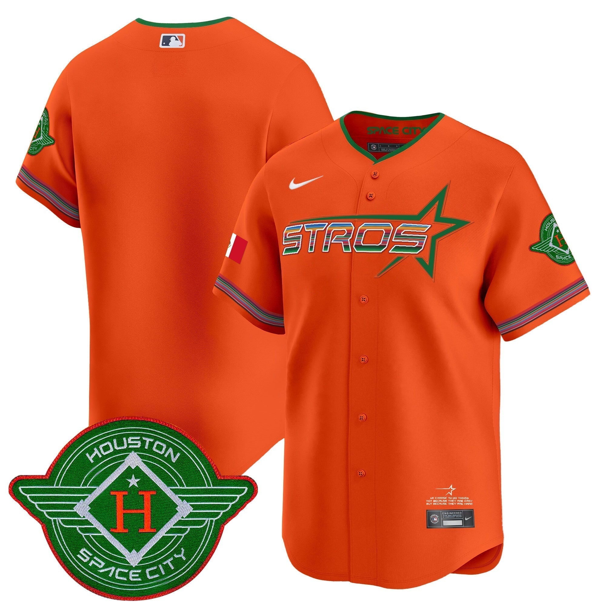 Astros 2025 City Connect Mexico Vapor Premier Limited Jersey - Stitched