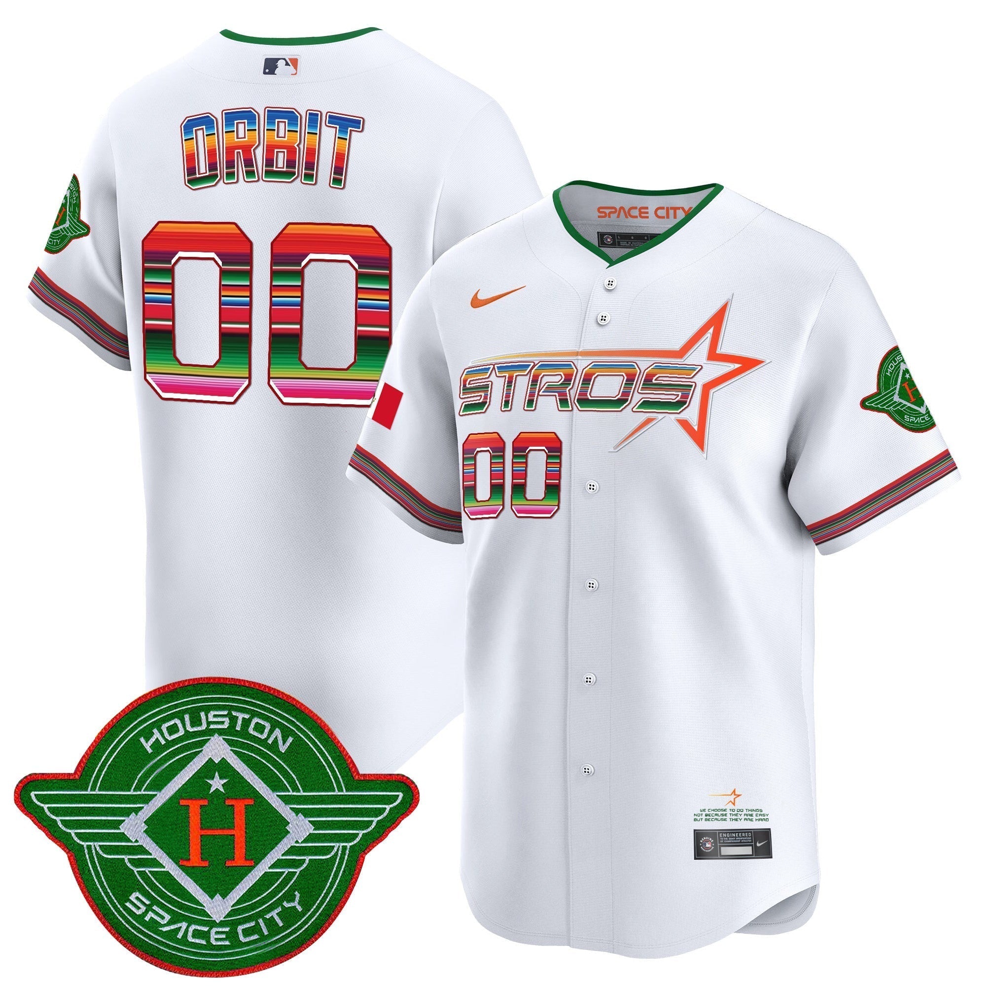 Astros 2025 City Connect Mexico Vapor Premier Limited Jersey - Stitched