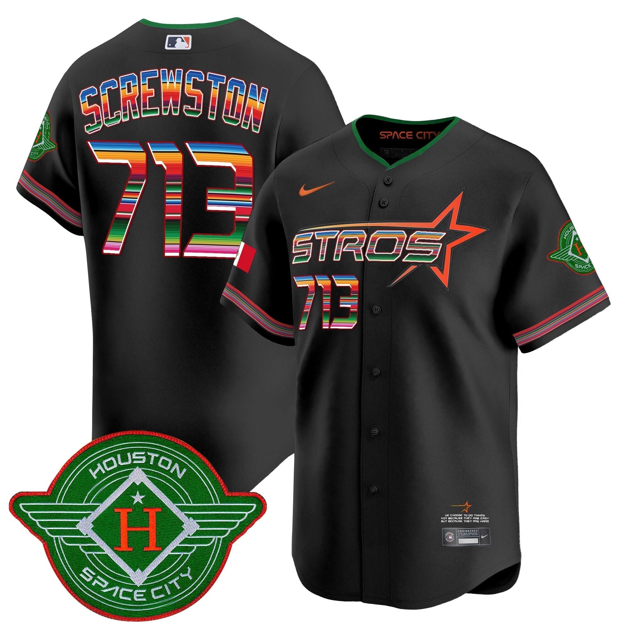 Astros 2025 City Connect Mexico Vapor Premier Limited Jersey - Stitched