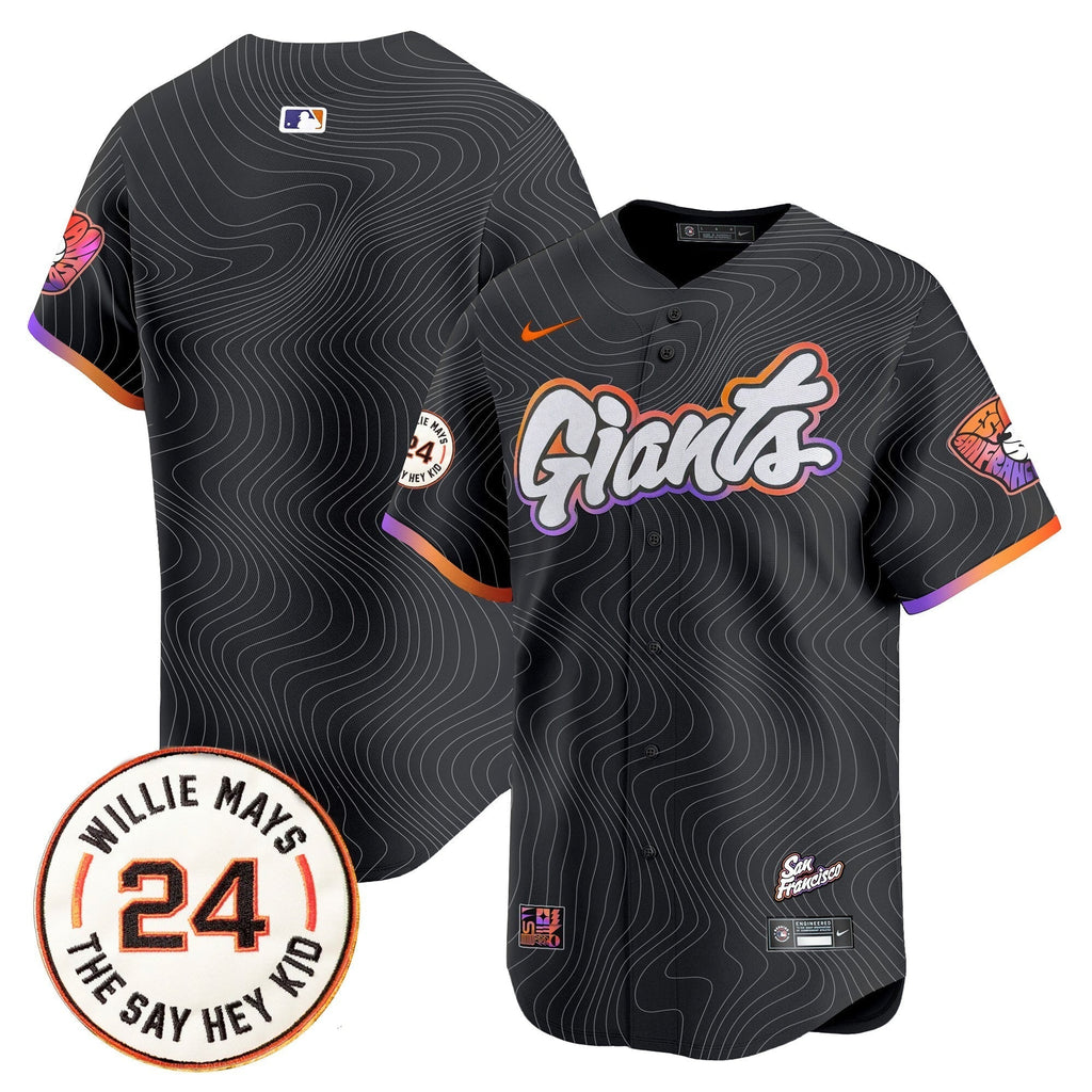 SF 2025 Willie Mays Patch Vapor Premier Limited Jersey - All Stitched