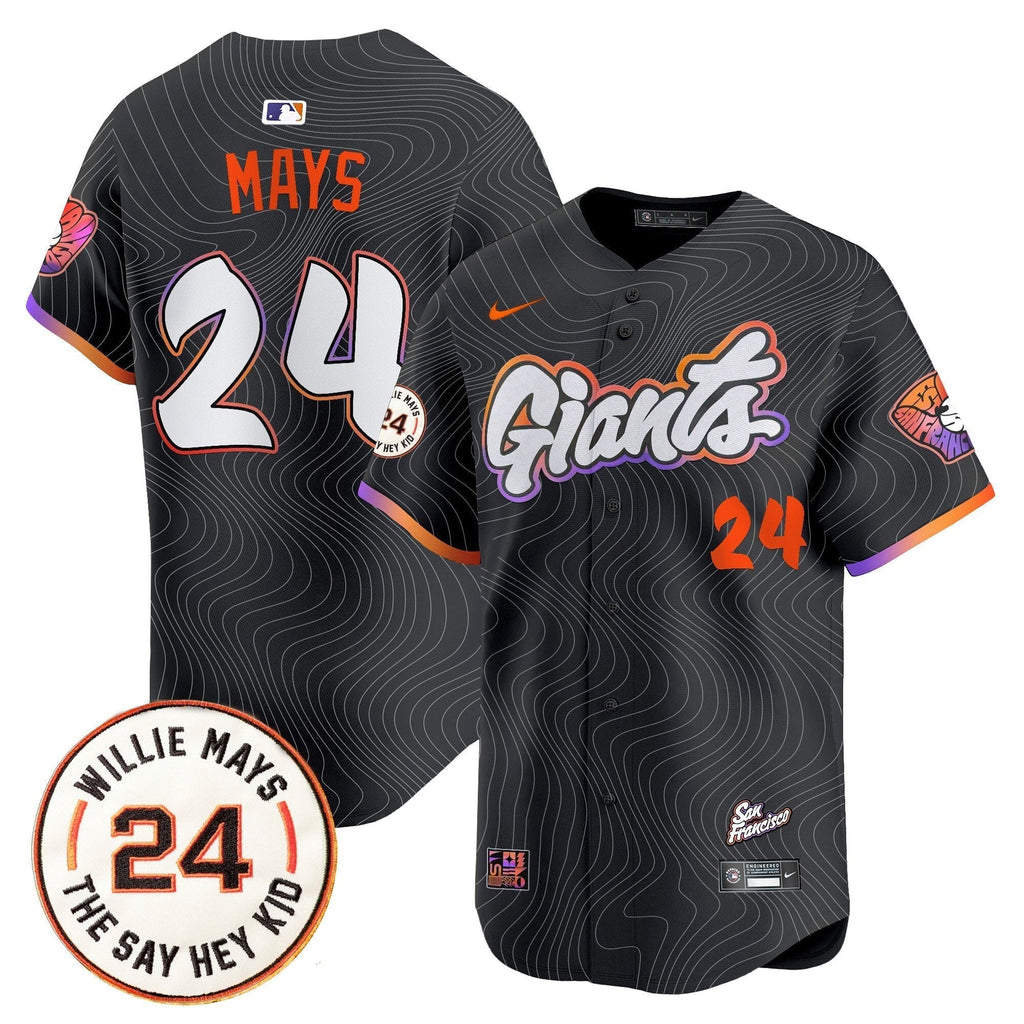 SF 2025 Willie Mays Patch Vapor Premier Limited Jersey - All Stitched