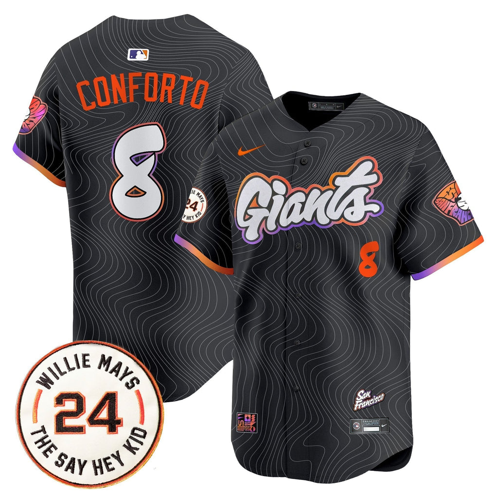 SF 2025 Willie Mays Patch Vapor Premier Limited Jersey - All Stitched