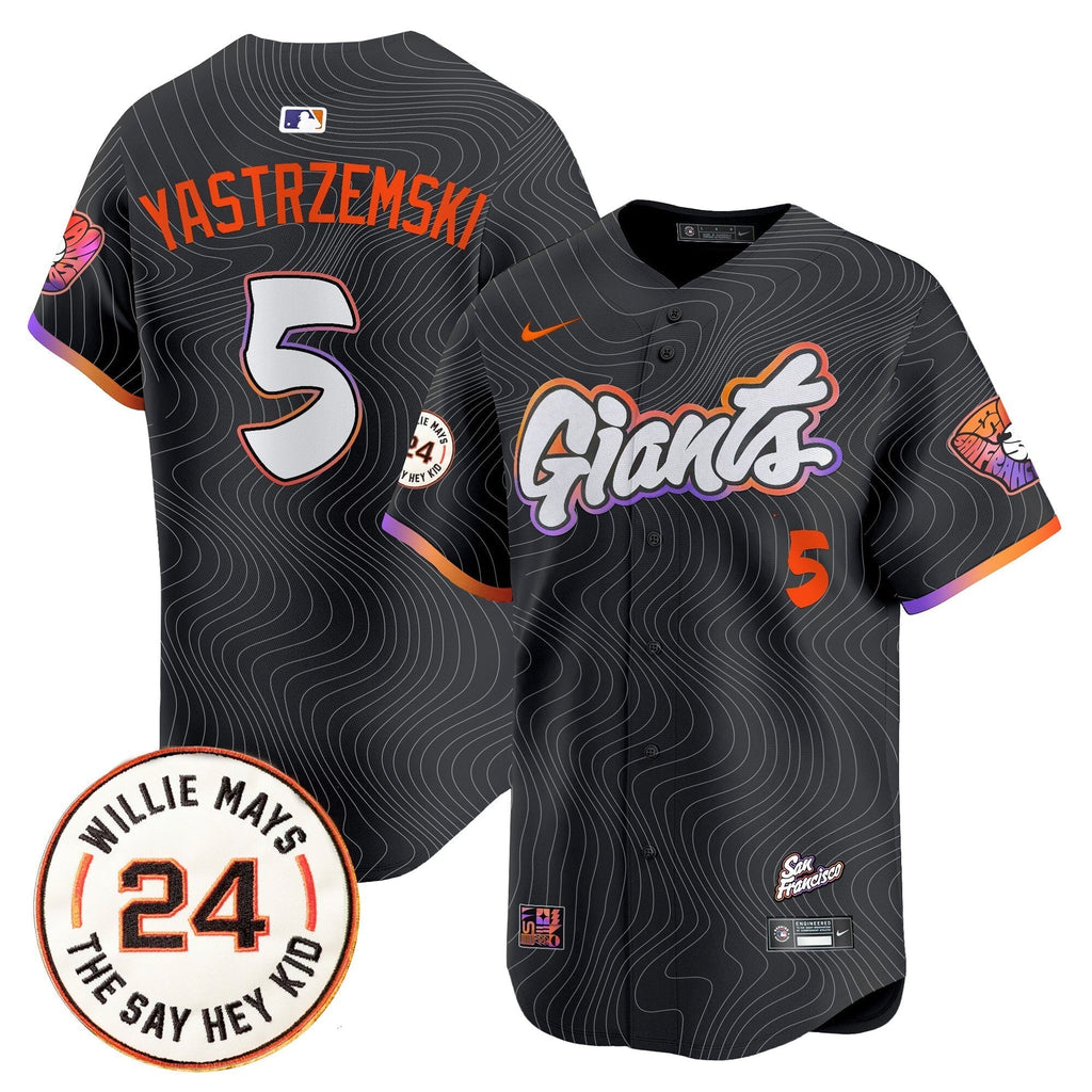 SF 2025 Willie Mays Patch Vapor Premier Limited Jersey - All Stitched