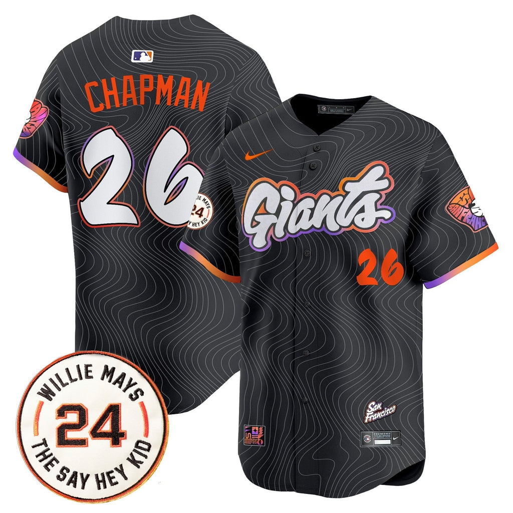 SF 2025 Willie Mays Patch Vapor Premier Limited Jersey - All Stitched