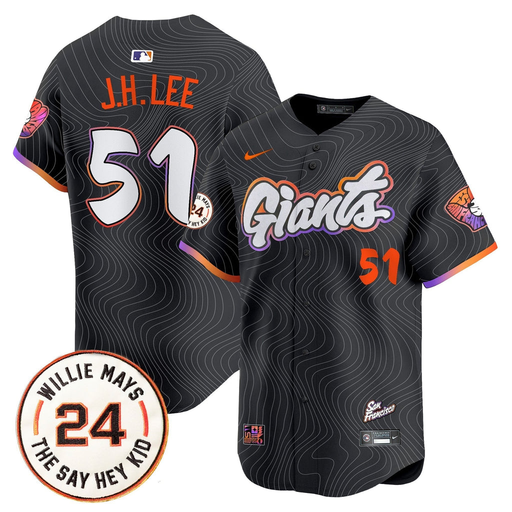 SF 2025 Willie Mays Patch Vapor Premier Limited Jersey - All Stitched