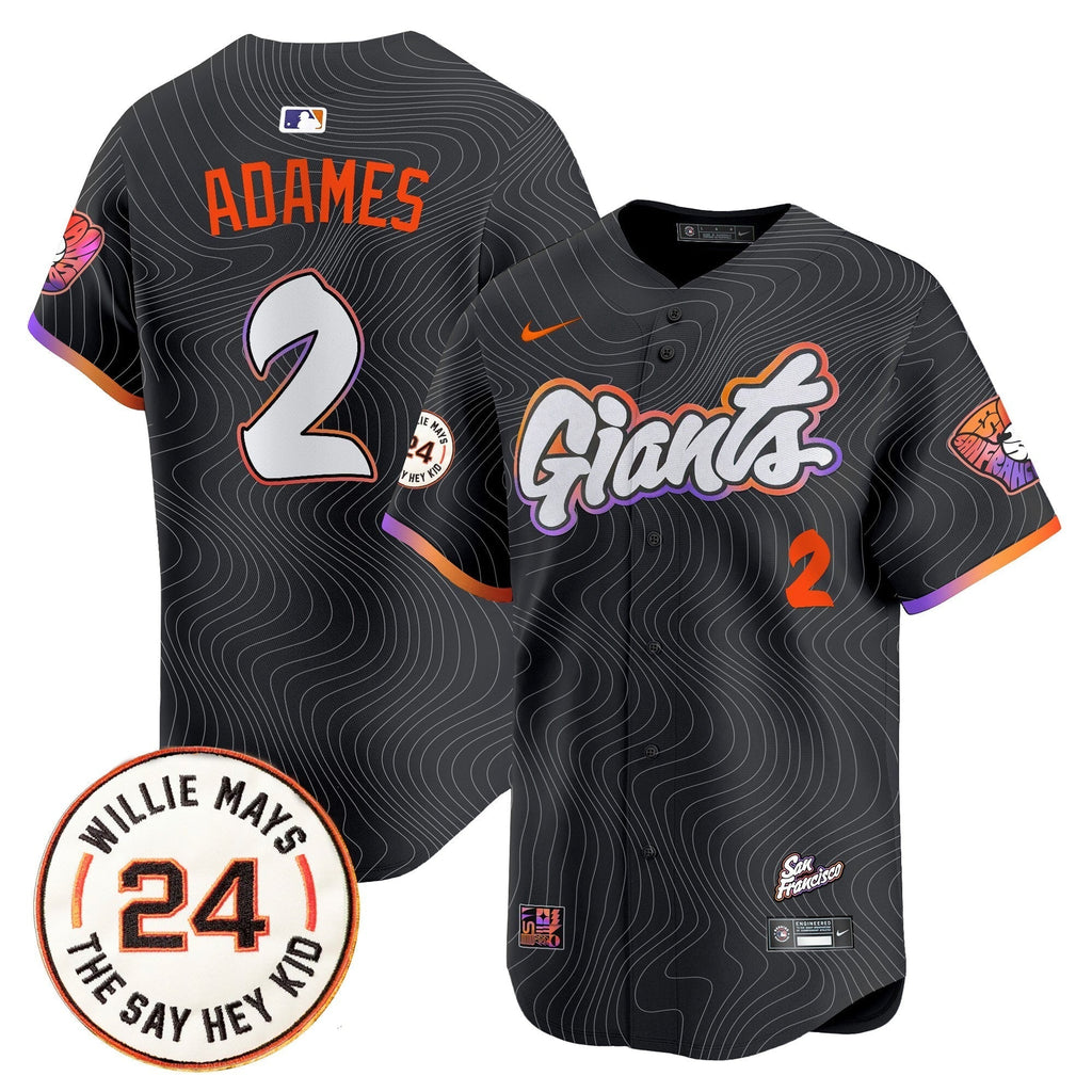 SF 2025 Willie Mays Patch Vapor Premier Limited Jersey - All Stitched