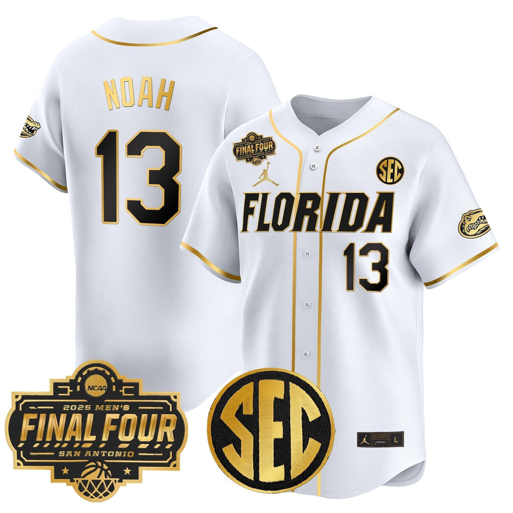 UF 2025 Final Four Patch Vapor Baseball Jersey - All Stitched