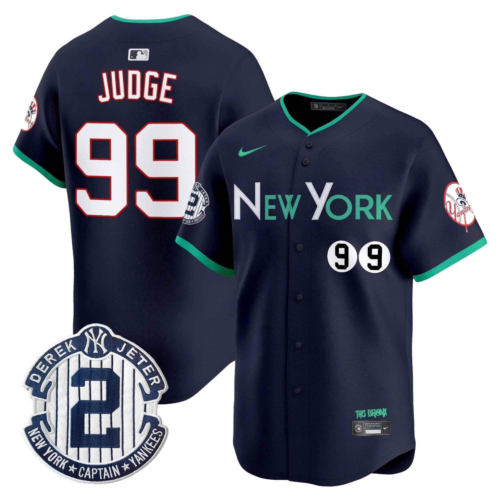 NYY City Connect Vapor Premier Limited Jersey - All Stitched