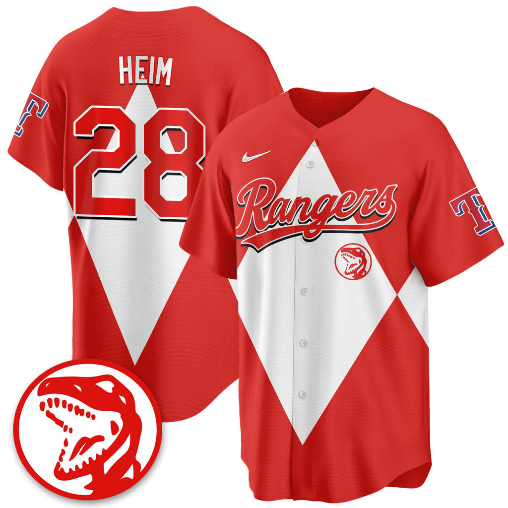 TEX Power Rangers Limited Jersey - All Stitched