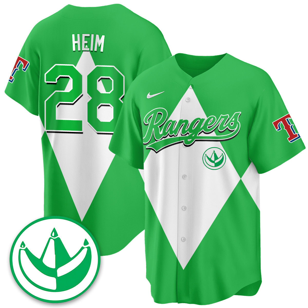 TEX Power Rangers Limited Jersey - All Stitched