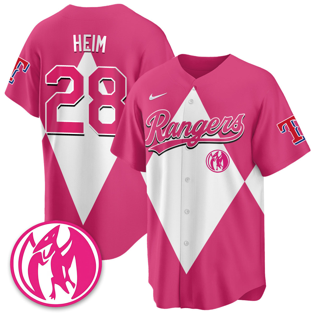 TEX Power Rangers Limited Jersey - All Stitched