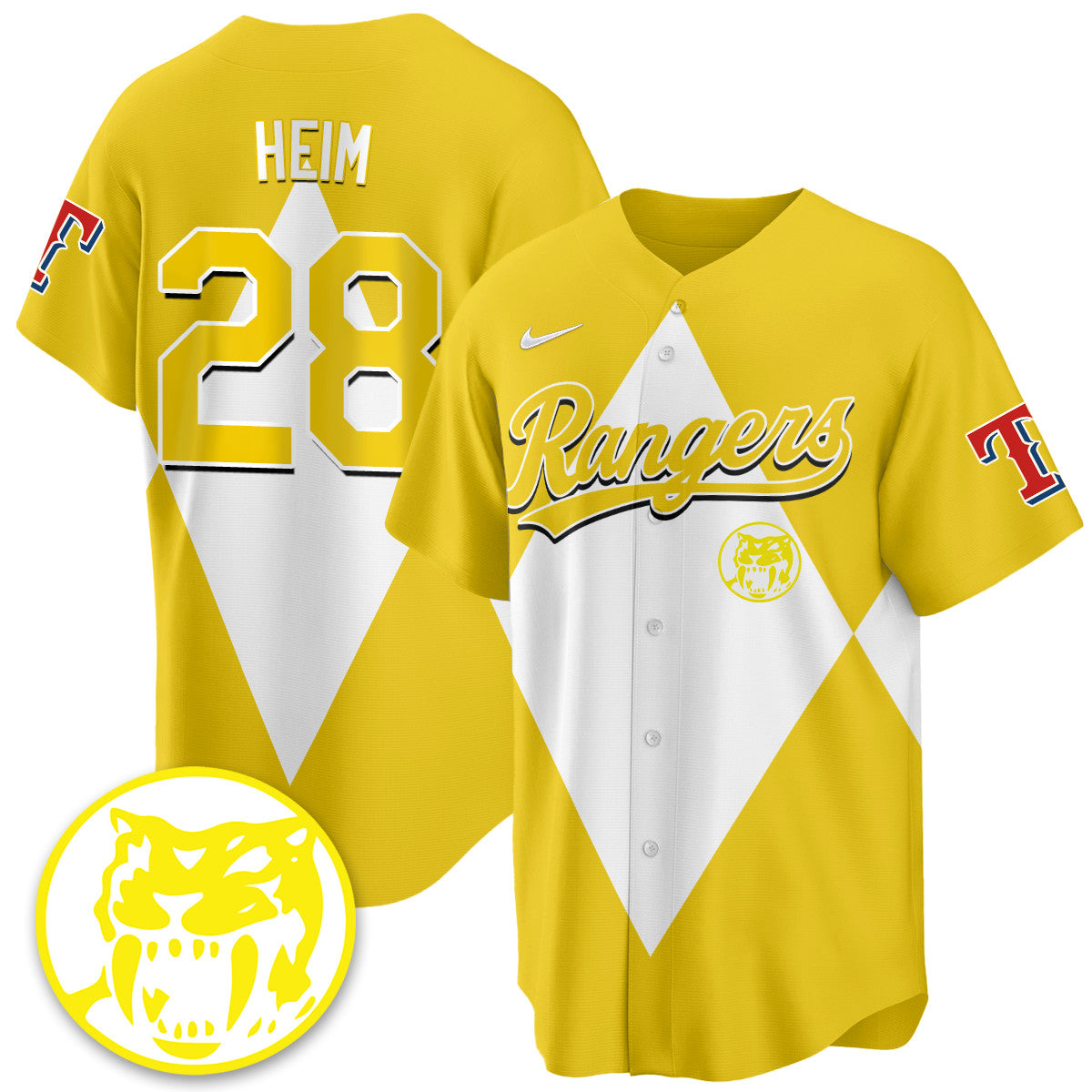 TEX Power Rangers Limited Jersey - All Stitched