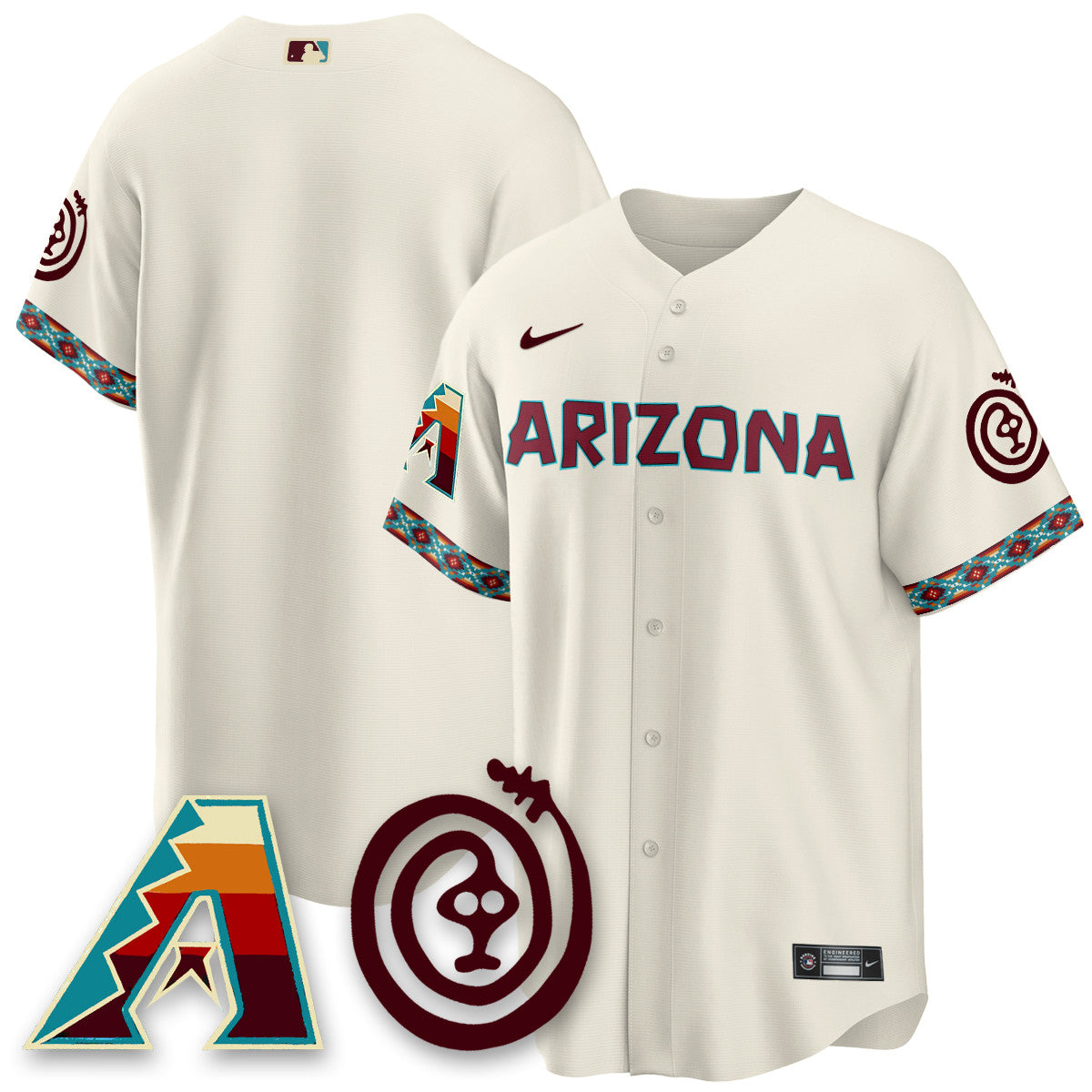 ARI City Connect Concept Jersey V2 - All Stitched