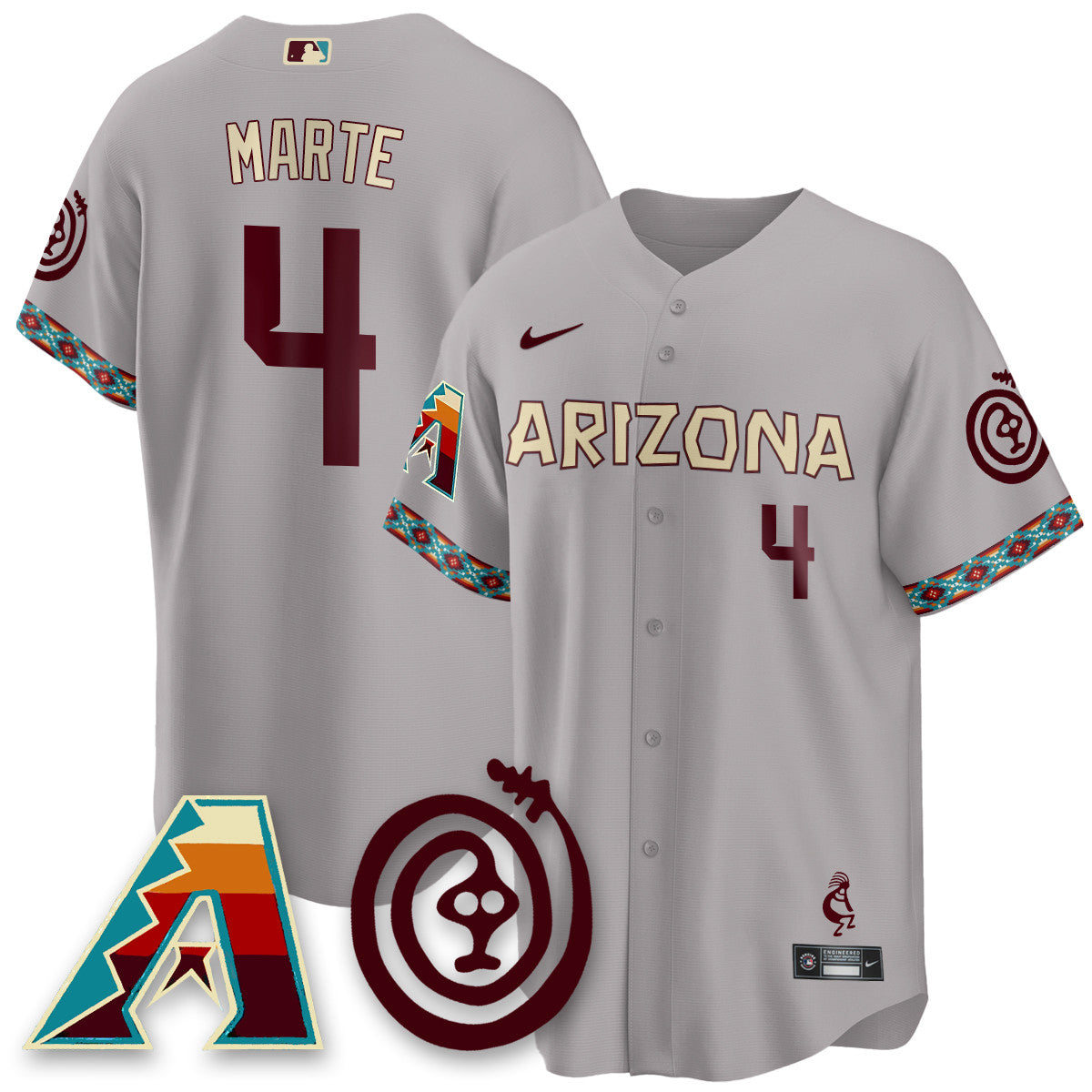 ARI City Connect Concept Jersey V2 - All Stitched