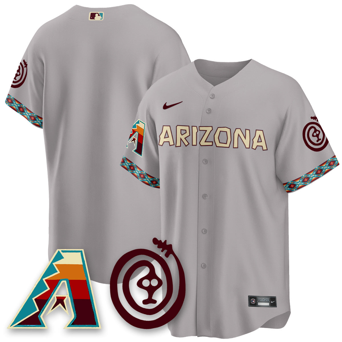 ARI City Connect Concept Jersey V2 - All Stitched