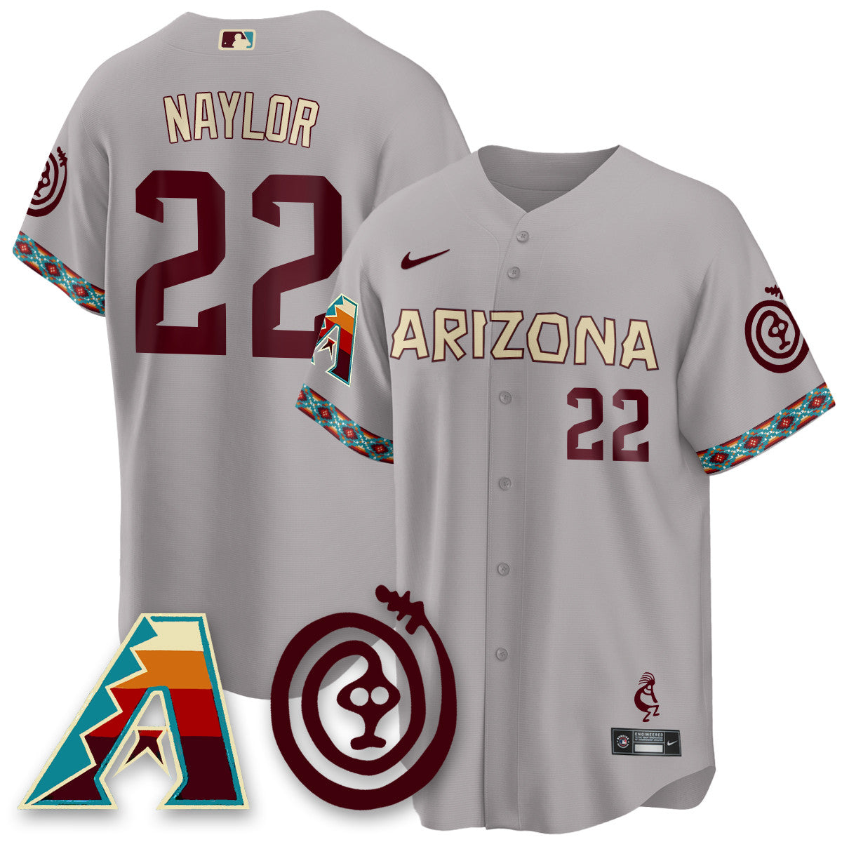 ARI City Connect Concept Jersey V2 - All Stitched