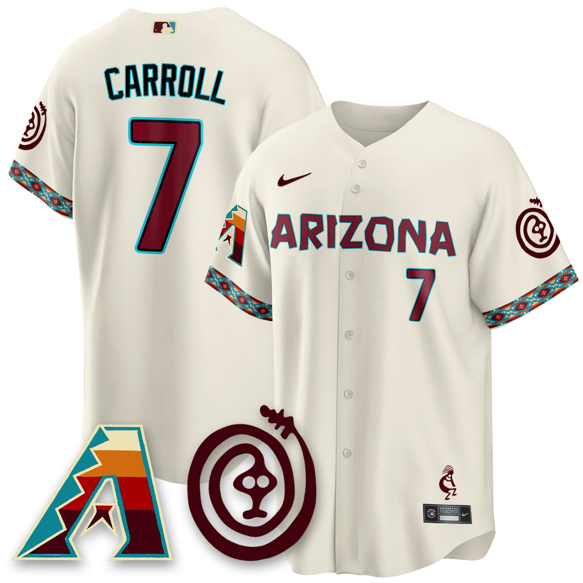 ARI City Connect Concept Men Jersey V2 - All Stitched