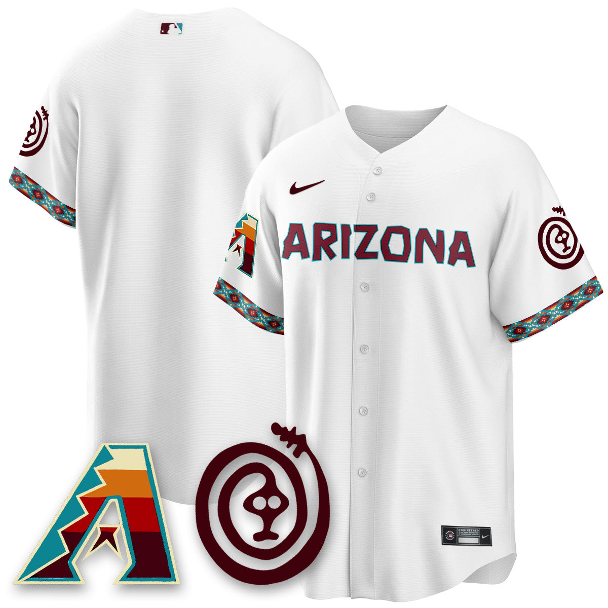 ARI City Connect Concept Jersey V2 - All Stitched