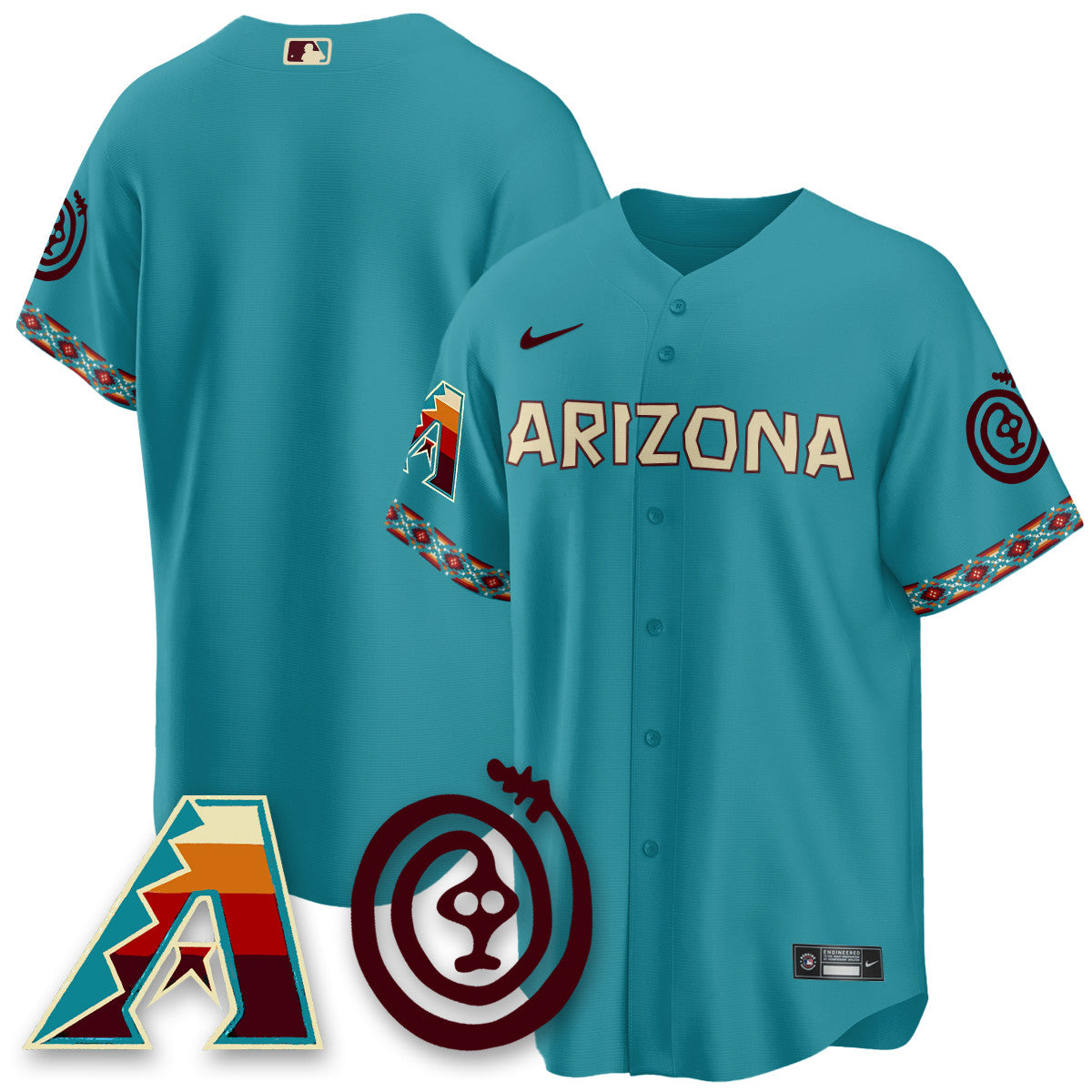 ARI City Connect Concept Jersey V2 - All Stitched