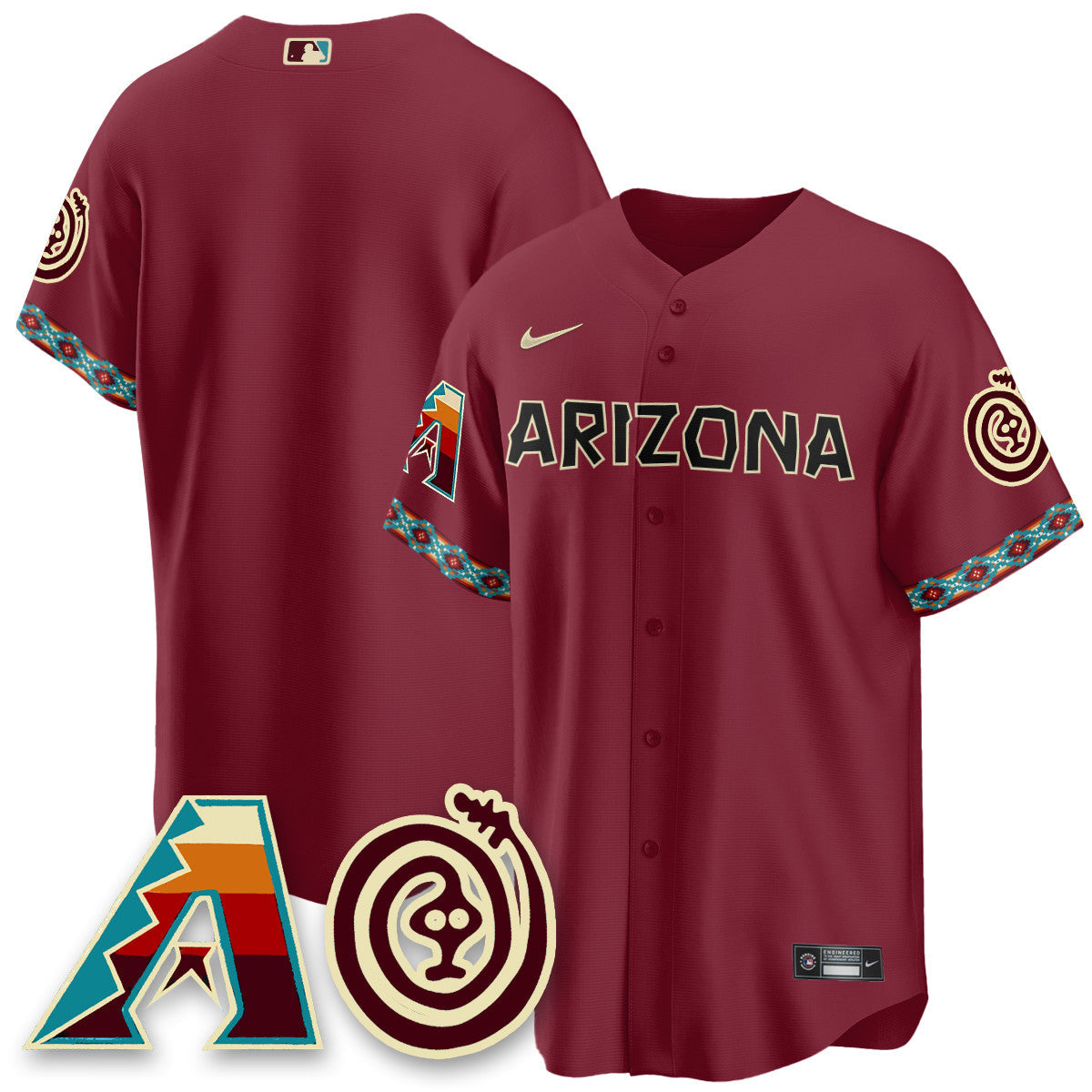 ARI City Connect Concept Jersey V2 - All Stitched