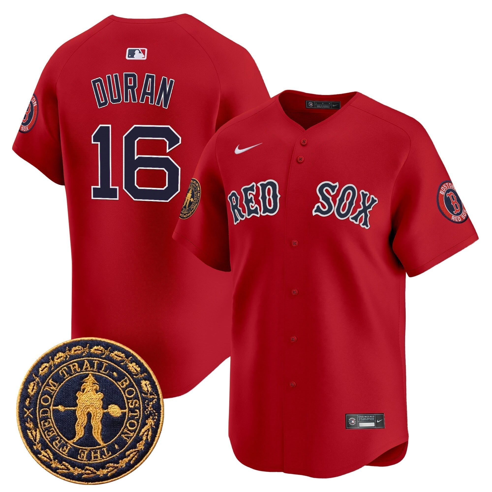 BOS Freedom Trail Patch Vapor Premier Limited Jersey - All Stitched