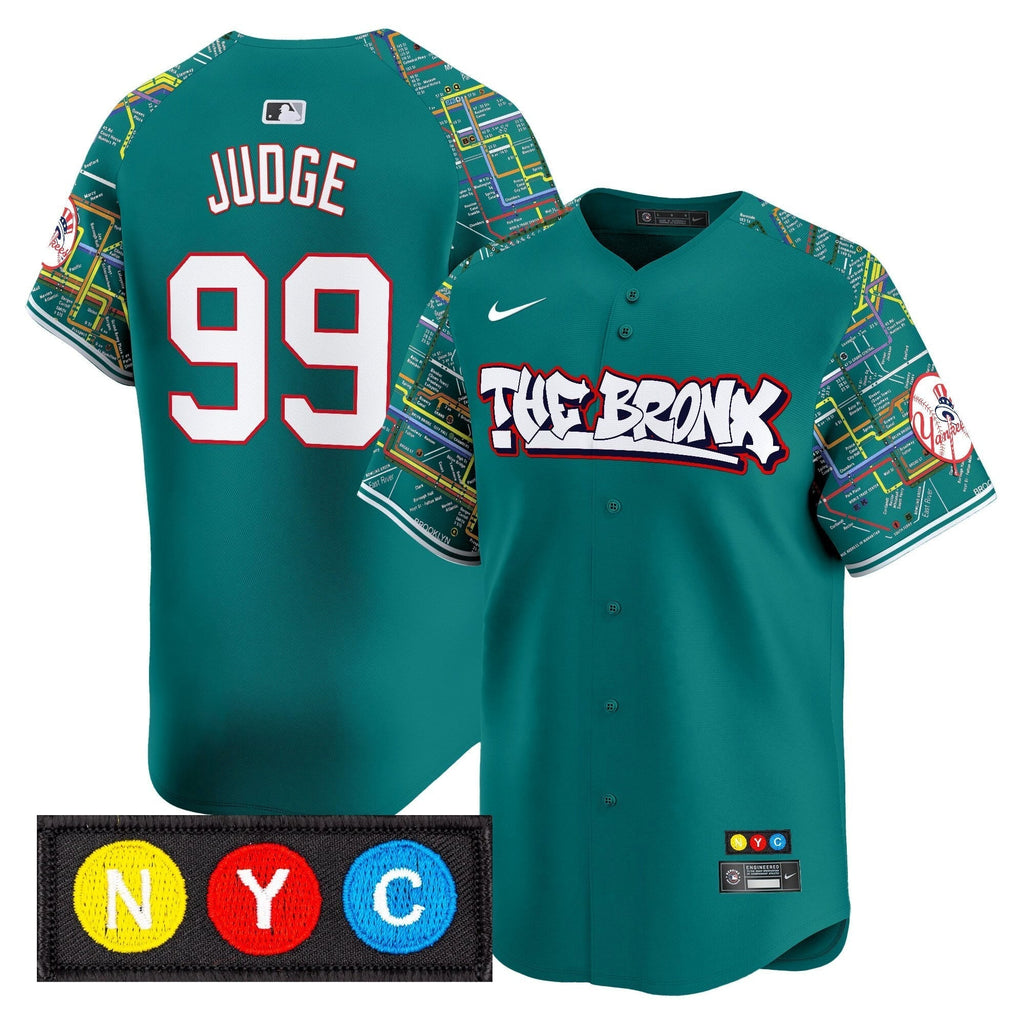 NYY The Bronx Subway Style Vapor Premier Limited Men Jersey - Stitched