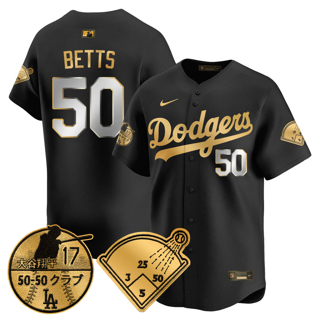 Men's Los Angeles Dodgers Vapor Limited Jersey - Shohei Ohtani Patch - All Stitched