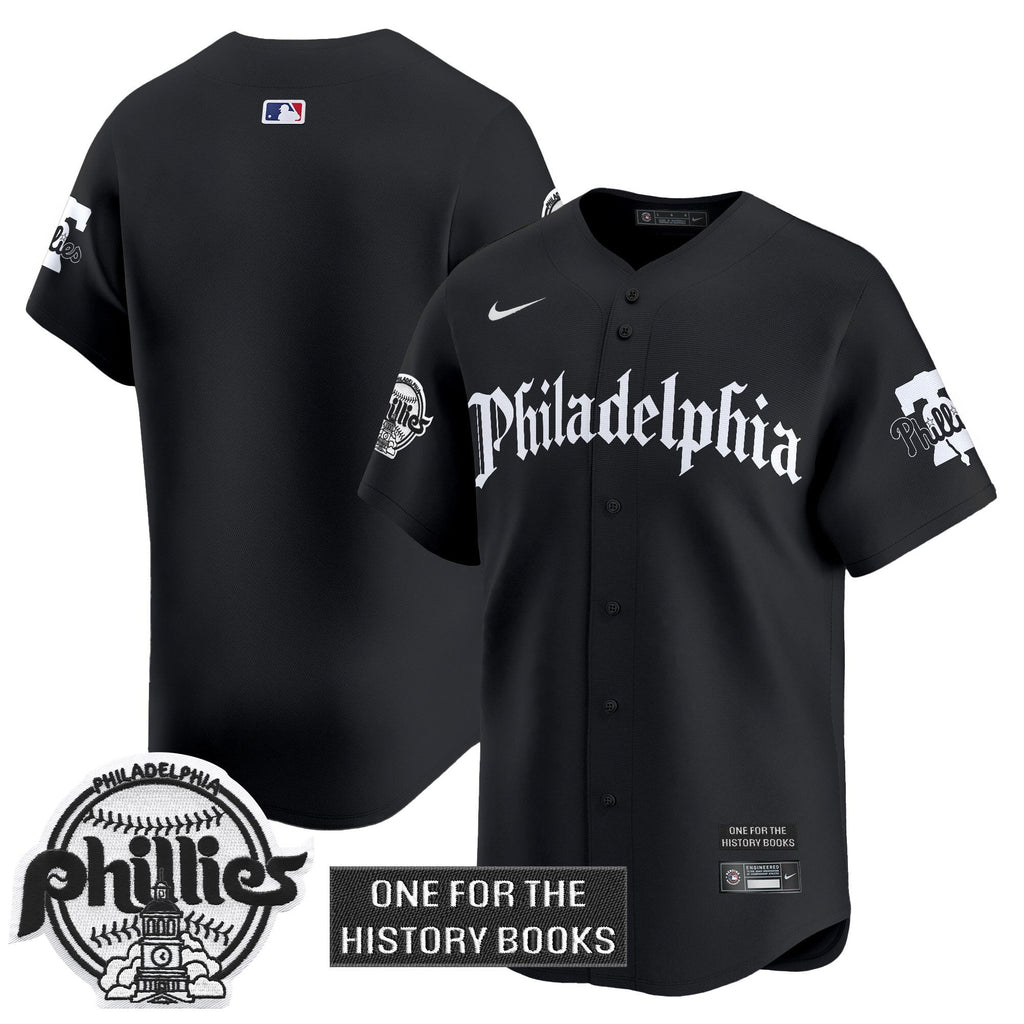 Phillies 'Retro Newspaper Edition' Vapor Premier Limited Jersey - All Stitched