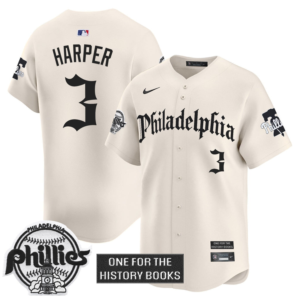 Phillies 'Retro Newspaper Edition' Vapor Premier Limited Jersey - All Stitched