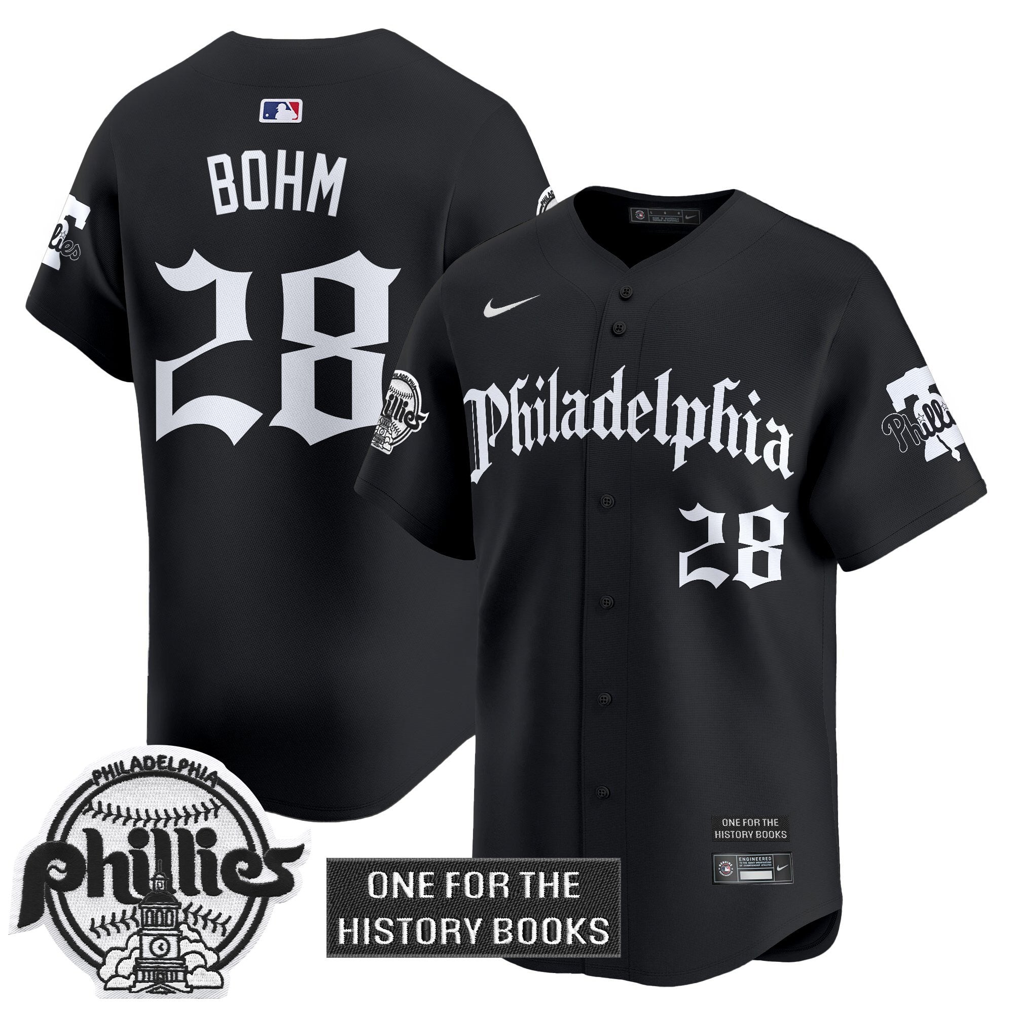 Phillies 'Retro Newspaper Edition' Vapor Premier Limited Men Jersey - All Stitched