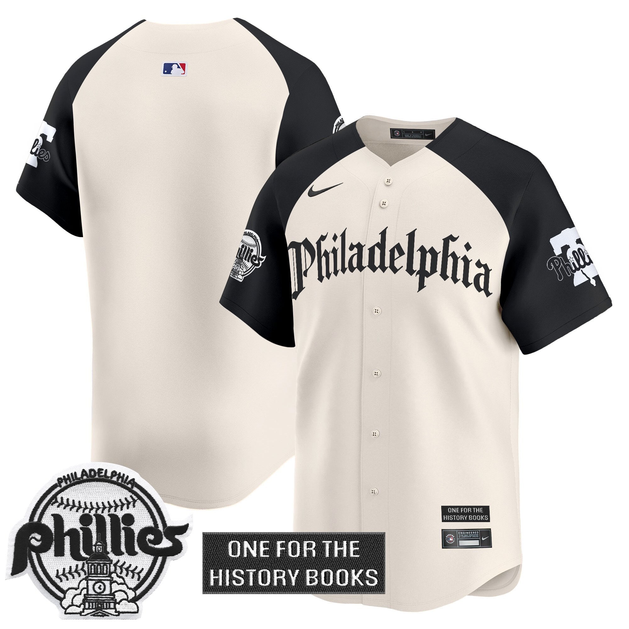 Phillies 'Retro Newspaper Edition' Vapor Premier Limited Jersey - All Stitched
