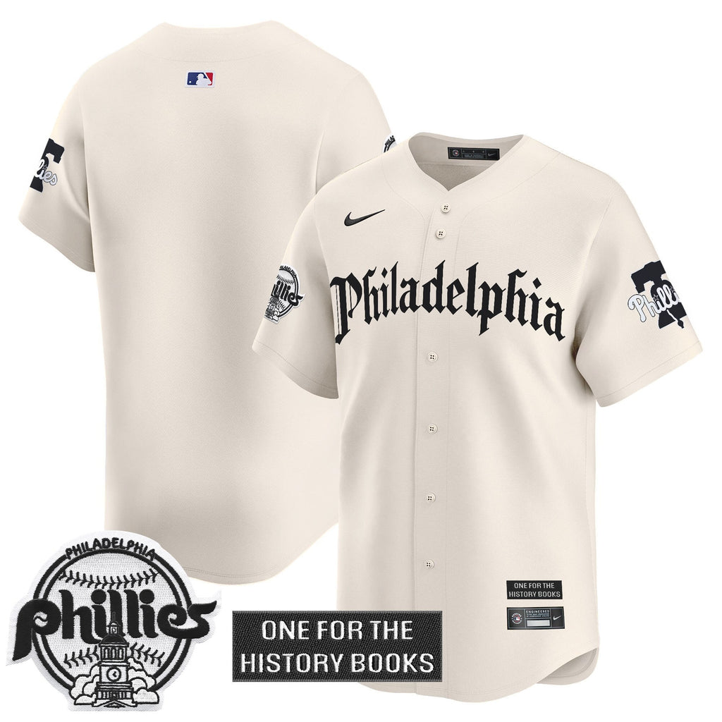 Phillies 'Retro Newspaper Edition' Vapor Premier Limited Jersey - All Stitched