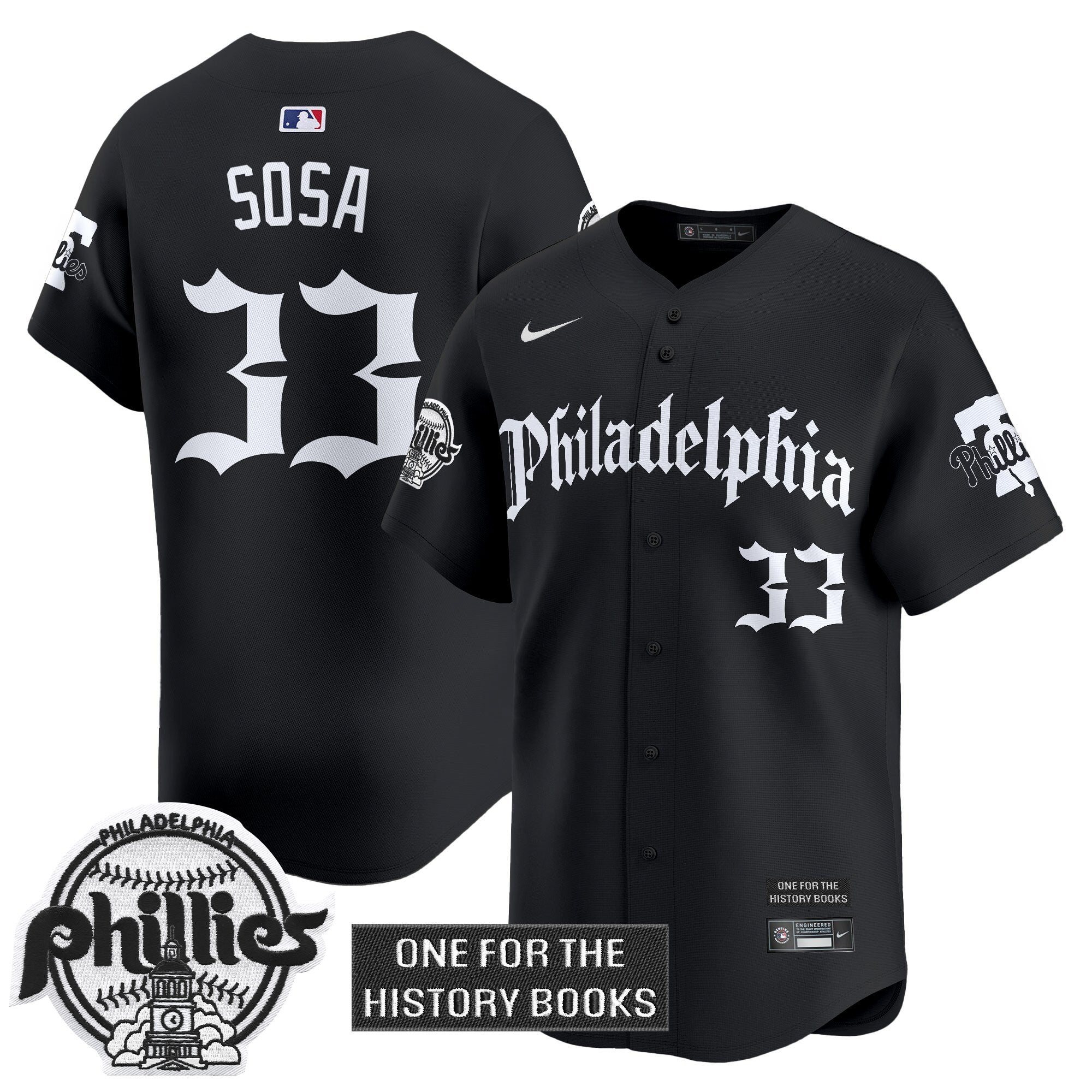 Phillies 'Retro Newspaper Edition' Vapor Premier Limited Men Jersey - All Stitched