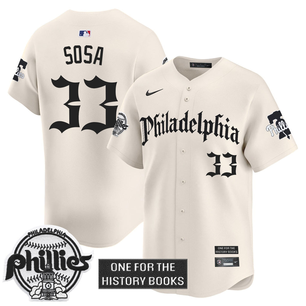 Phillies 'Retro Newspaper Edition' Vapor Premier Limited Jersey - All Stitched
