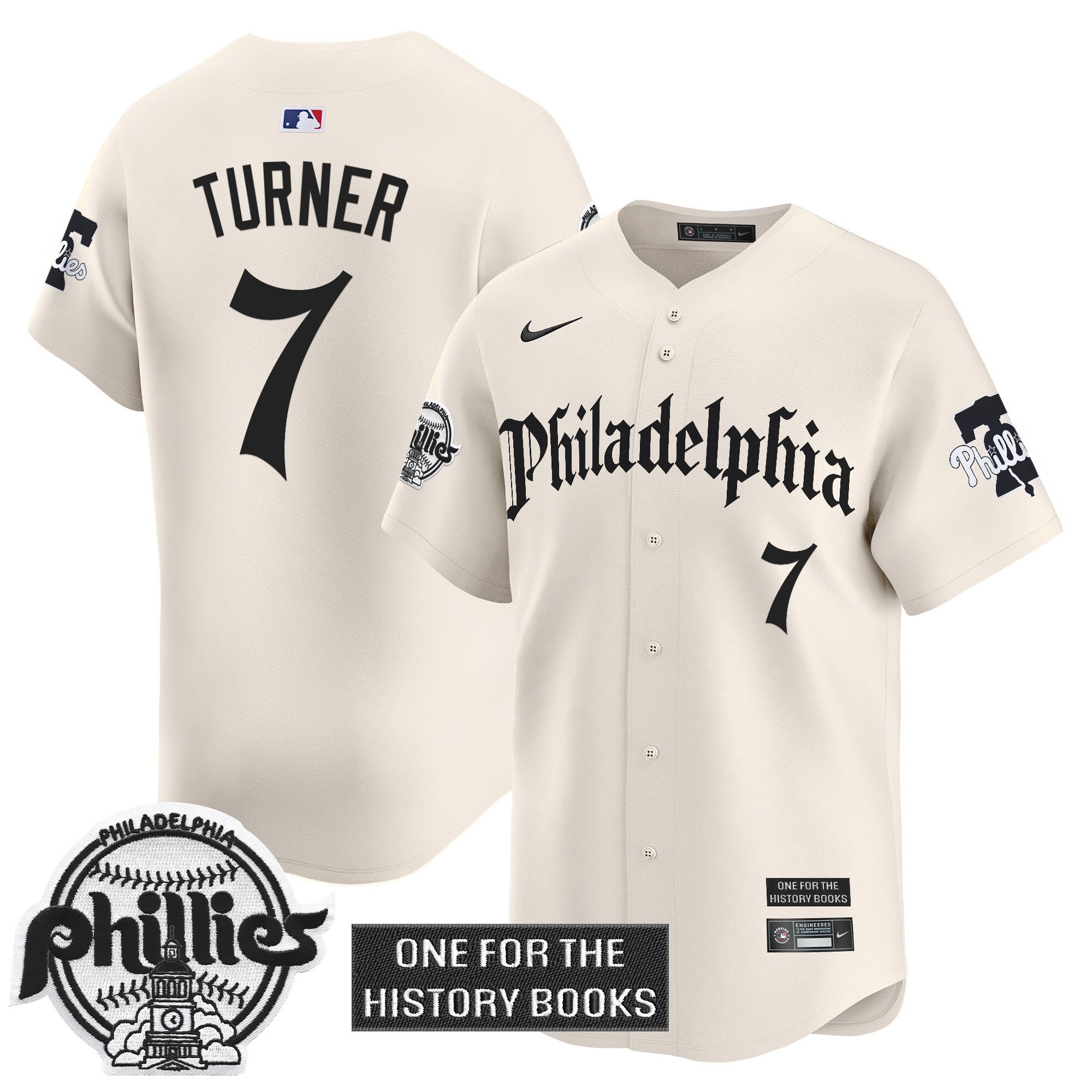 Phillies 'Retro Newspaper Edition' Vapor Premier Limited Jersey - All Stitched