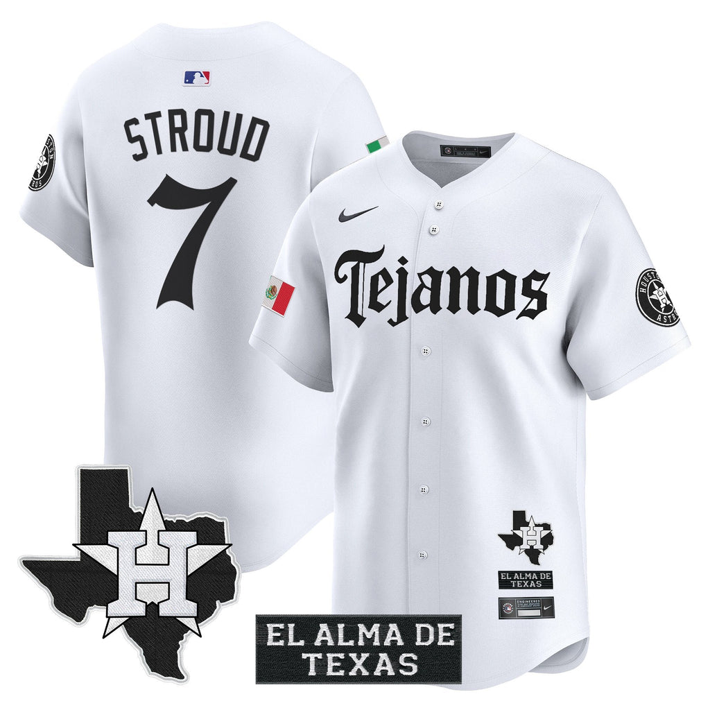 HOU Mexico Tejano Barrio Style Vapor Premier Limited Jersey - All Stitched