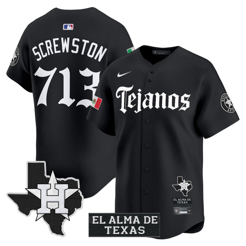 HOU Mexico Tejano Barrio Style Vapor Premier Limited Jersey - All Stitched