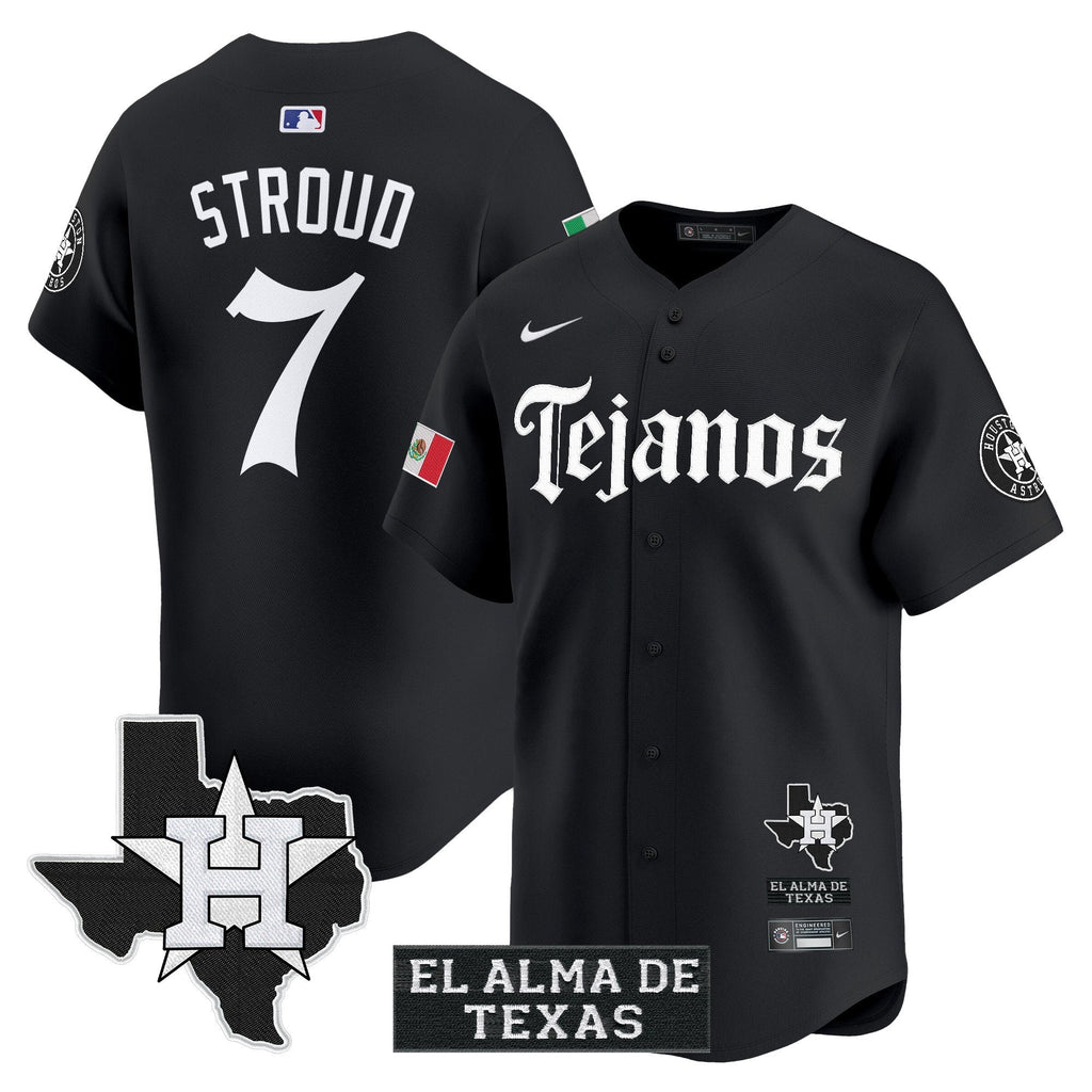 HOU Mexico Tejano Barrio Style Vapor Premier Limited Jersey - All Stitched