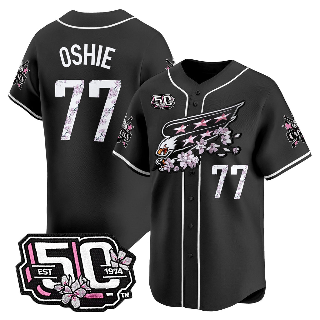 2025 WSH 50th Anniversary Cherry Blossom Style Vapor Premier Limited Jersey - All Stitched