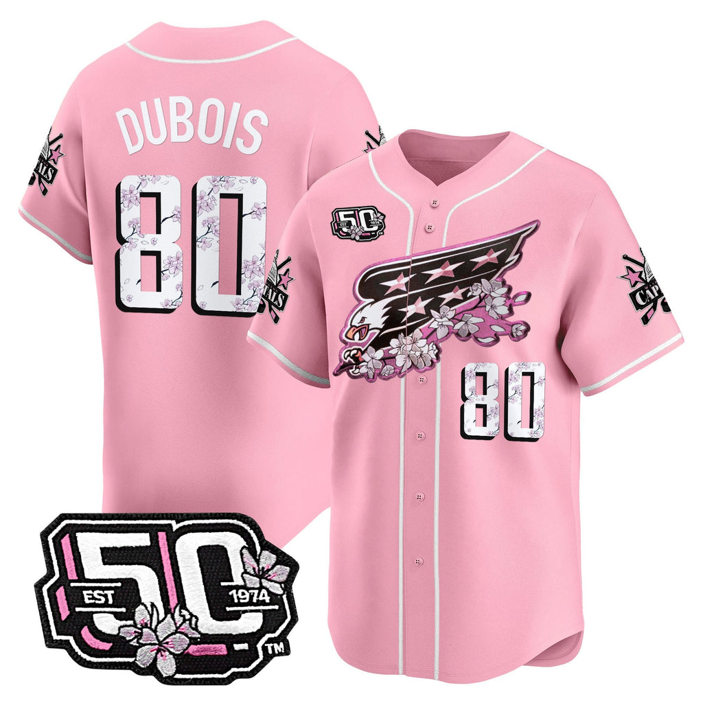2025 WSH 50th Anniversary Cherry Blossom Style Vapor Premier Limited Jersey - All Stitched