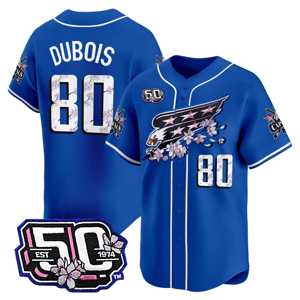 2025 WSH 50th Anniversary Cherry Blossom Style Vapor Premier Limited Men Jersey - All Stitched